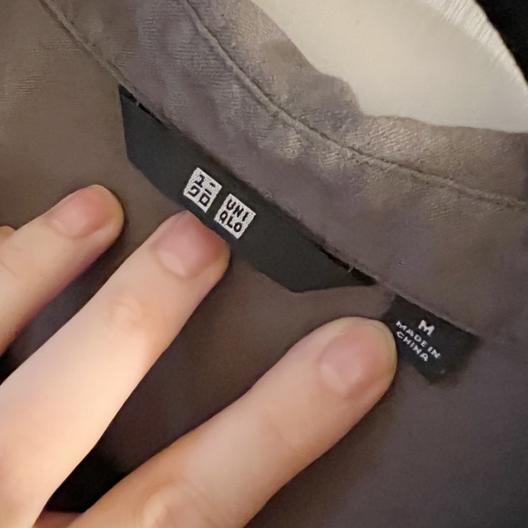 Classic grey button down - Picture 2 of 4